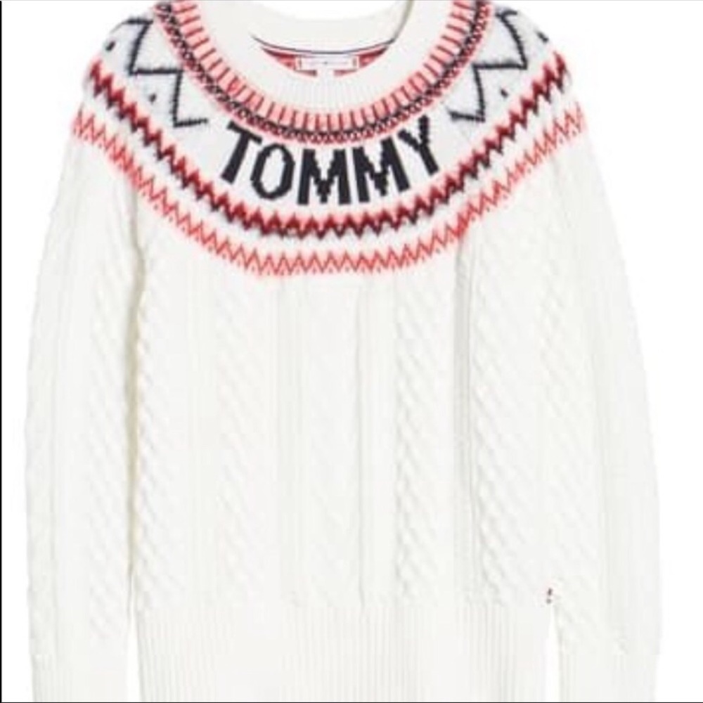 New with tags Tommy Hilfiger cable knit sweater.